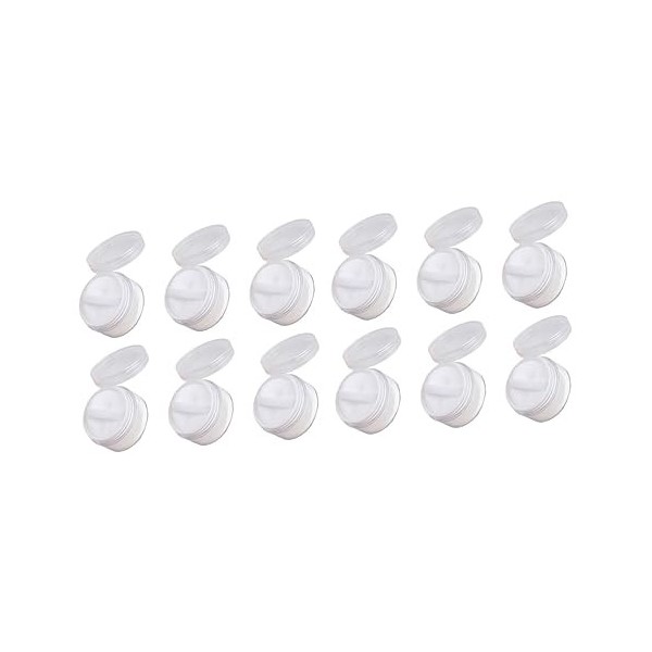 Didiseaon 12 Pièces Boîte De Poudre De Bouteille Cosmétique Portable Pot De Maquillage Pot De Poudre Pour Le Visage Poudre Vi