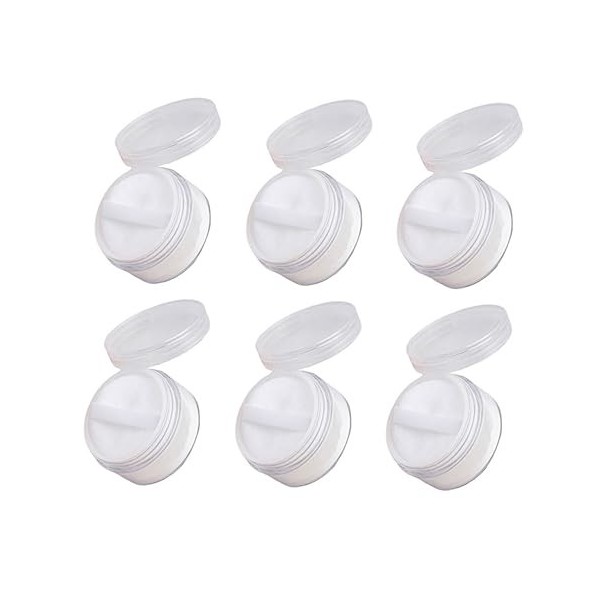 Didiseaon 12 Pièces Boîte De Poudre De Bouteille Cosmétique Portable Pot De Maquillage Pot De Poudre Pour Le Visage Poudre Vi