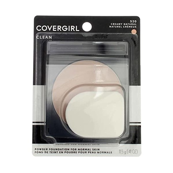 Covergirl Simply Powder Foundation Creamy Natural N 520, 0.41-ounce Compact Pack Of 2 by Covergirl