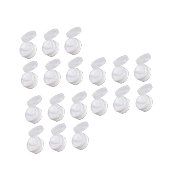 12 Pièces Boîte de poudre de bouteille cosmétique portable poudrière vide étui à poudre de voyage lâche récipient à poudre po