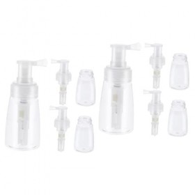 minkissy 6 Pièces De Poudre De Poudre De Talc Souffleur De Poudre Vide Coiffeur Outils De Coiffure Pompe De Pulvérisation De 