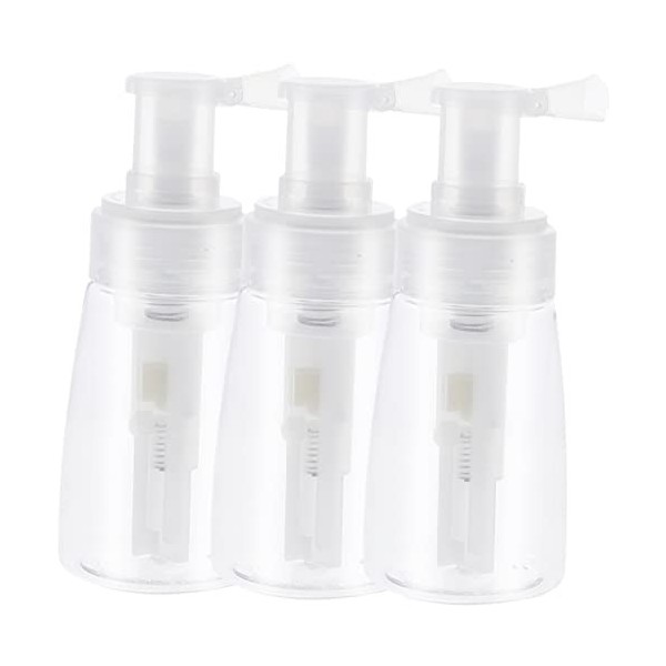 minkissy 6 Pièces De Poudre De Poudre De Talc Souffleur De Poudre Vide Coiffeur Outils De Coiffure Pompe De Pulvérisation De