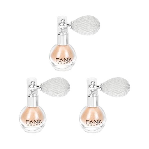 FOMIYES 3 Pièces Pulvérisation De Paillettes Poudre Pour Le Corps Pour Femmes Vaporisateur Pour Le Corps Flacons De Parfum Vi