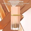 FCXQG Bâton de Maquillage Liquide Longue Durée 2pcs Contour Contouring Stick Set Applicateur Bronzer Liquide Contouring Stick