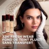 LOréal Paris - Fond de Teint Fluide Infaillible 32h Fresh Wear - Tous Types de Peau - Teinte : Warm 132 - 30 ml