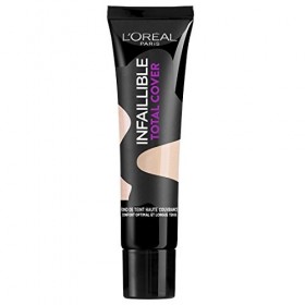 LOréal Paris Make Up Designer Infaillible Fond de Teint Fluide Couvrance Totale 13 Beige Rosé 35 ml