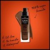 NYX Professional Makeup Fond de Teint Liquide Couvrant Tenue 24h Cant Stop Wont Stop, Waterproof, Fini Mat, Teinte : Deep c