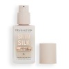 Makeup Revolution, Skin Silk Serum Foundation, Light to Medium Coverage, Contains Hyaluronic Acid, F7, 23ml