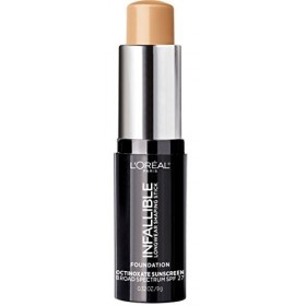 LOréal Paris Makeup Infallible Longwear Shaping Stick Foundation, 401 Ivory, 1 Tube
