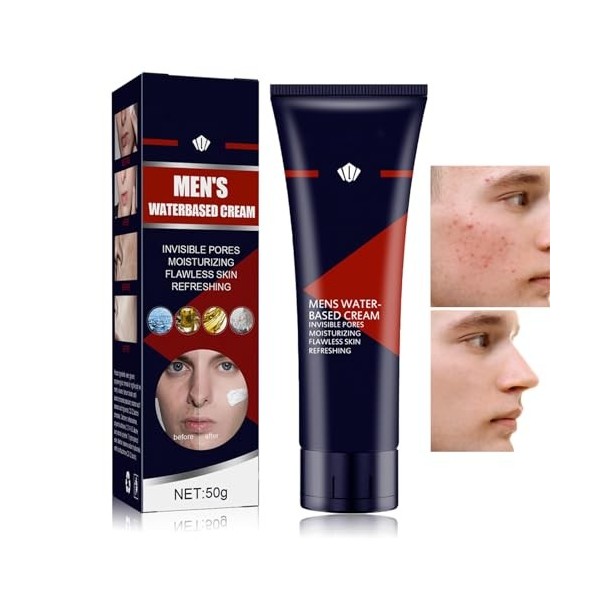 Fond de teint BB Cream pour homme, crème hydratante teintée pour le visage des femmes, crème correctrice de couleur