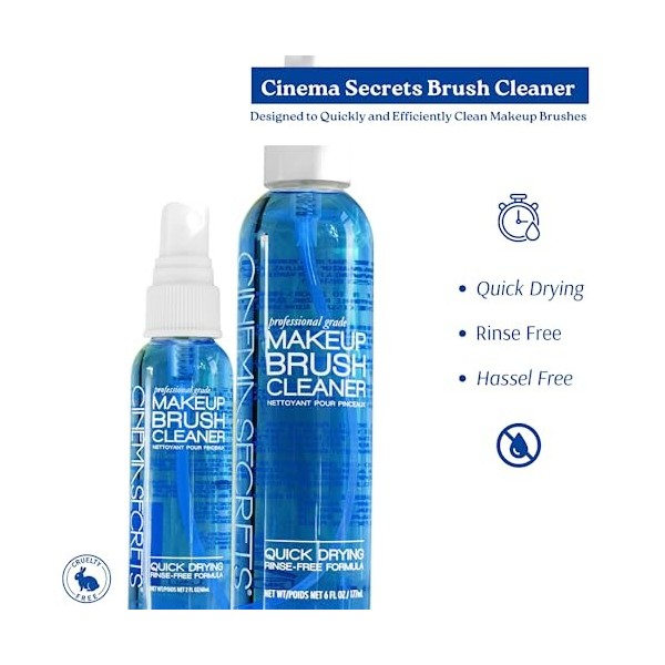 Cinema Secrets Professional Brush Cleaner, 2oz by Cinema Secrets