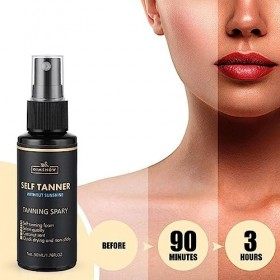 Spray autobronzant - Brume de pulvérisation autobronzante,Portable Face Tan Spray Face Tanner Mist, Autobronzant Face Mist Sp