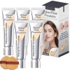 RICPIND Fond De Teint De Maquillage Naturel Filtre Anti-cernes, Fond De Teint Essence Perfecteur De Peau, Correcteur Liquide 