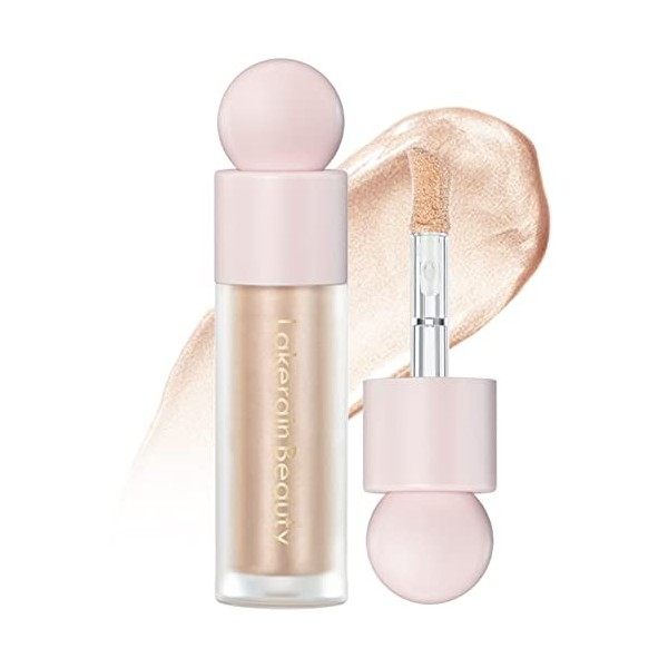 Erinde Liquid Highlighter Makeup, Face Highlighter Bronzer Makeup Stick, Natural Glossy Finish, Lightweight Blendable Silky S