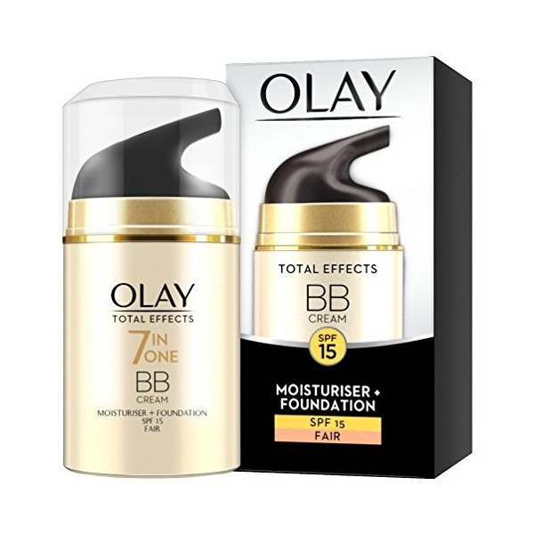 Olay Total Effects 7in1 BB Cream Moisturiser+Touch of Foundation 50ml Fair SPF15