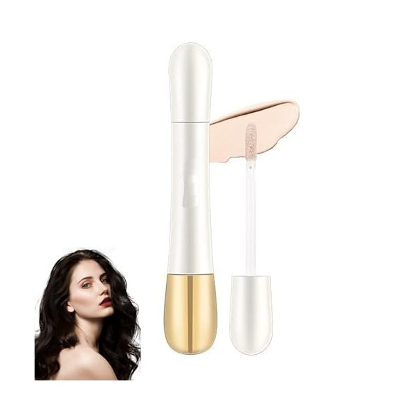 2 In 1 - Foundation + Anti-Wrinkle Concealer,2 In 1 Foundation Anti-Wrinkle Concealer,Foundation Stick With Built-in Brush, H