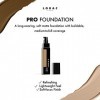 LORAC PRO Foundation, Fond de Teint, Couvrance Moyenne à Complète, avec Vitamine C, Sans Parfum et Vegan, Cruelty Free, Teint