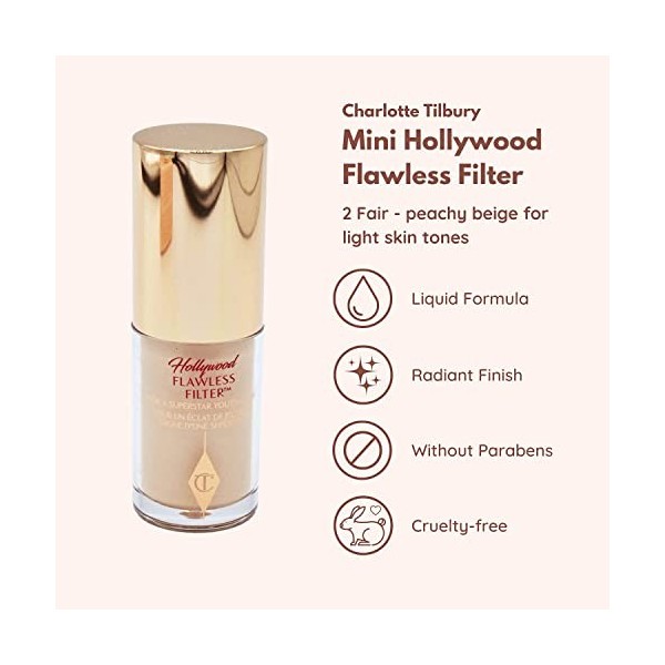 Charlotte Tilbury Travel Size Flawless Filter | 5.5ml | 2 Fair