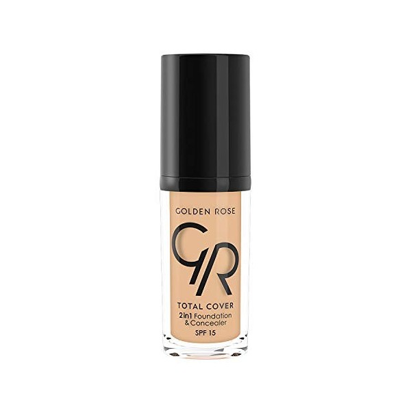 Fond De Teint Et Correcteur 2 En 1 - Total Cover - N11 Nude - Golden Rose - Fond De Teint - Tc11 Nude 30 Ml