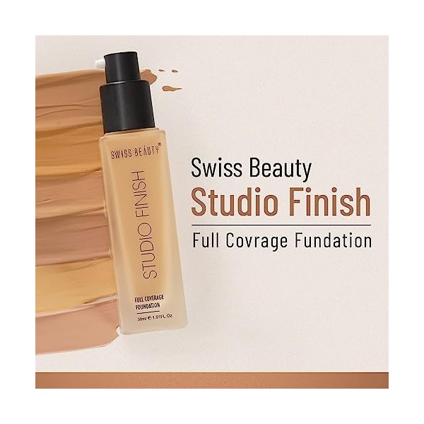 Green Velly Beauty Full coverage Foundation Studio Finish, Face Makeup, Shade- Warm Nude, 30ml