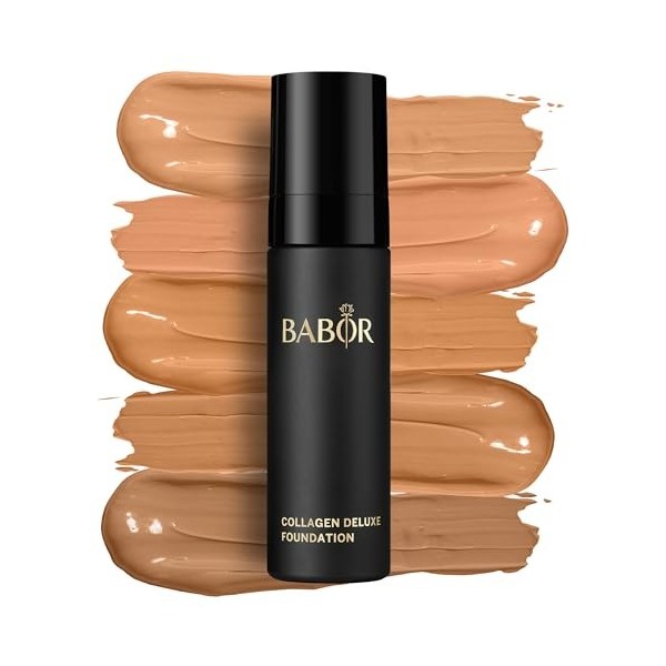 BABOR Make Up Collagen Deluxe Fond de teint pour peaux sèches et matures Avec sérum anti-âge Fort Couvrant Longue durée 30 ml