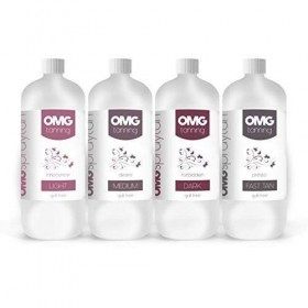 Omg Combo Pack - 4 X 1000ml Notre Gamme Complète Spray Tan Solution