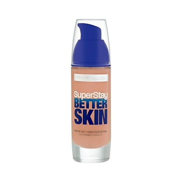 Maybelline New York Superstay Better Skin - Fond de teint liquide 040 cannelle, Lot de 3 3 x 30ml 