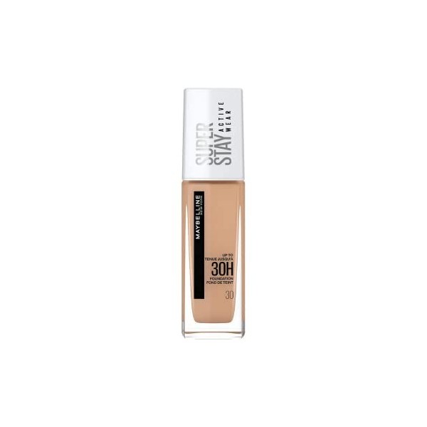 2 x Maybelline New York Foundation, Superstay Active Wear 30 Hour Long-Lasting Liquid Foundation, Lightweight Feel, Water, Sw