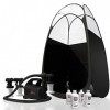 Maximist Evolution Tnt Spray Tan Machine avec Tente et Gratuit Omg Solutions - Noir tente