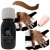 Maquillage vitiligo sur mesure Zebratan - 60ml Marron Profond - Camouflage plaques - Lotion autobronzante - non gras, pas un 