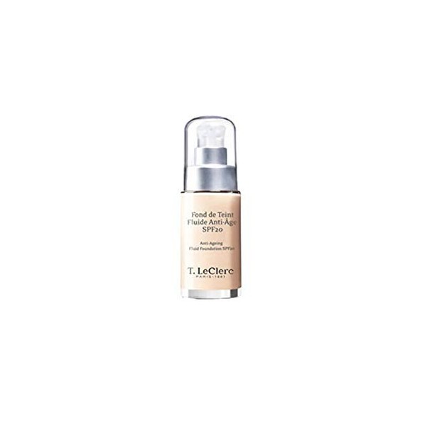 T.Leclerc Fond De Teint Fluide Anti Age Spf20 01 Ivoire Satiné