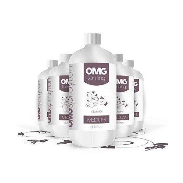 Omg Désir 1000ml Medium Spray Tan Solution