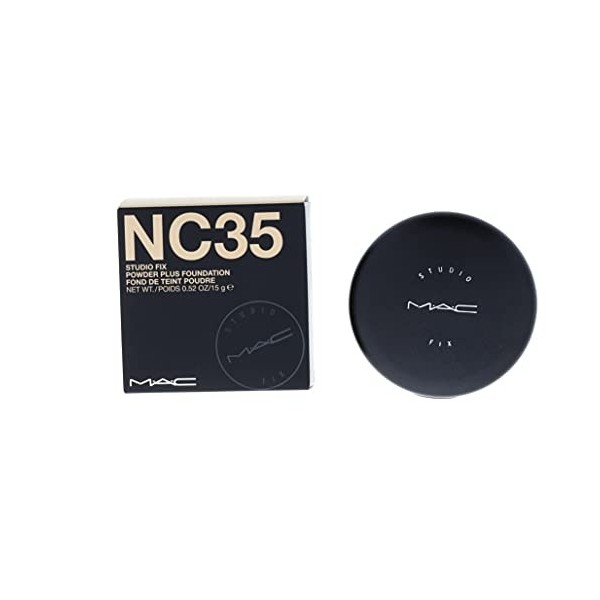 MAC Studio Fix Powder Plus Foundation - NC35 for Women 0.52 oz Foundation