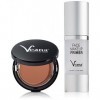 Veana Fond de teint minéral pressé ultra fin Cocoa + Primer MakeUp 80 ml