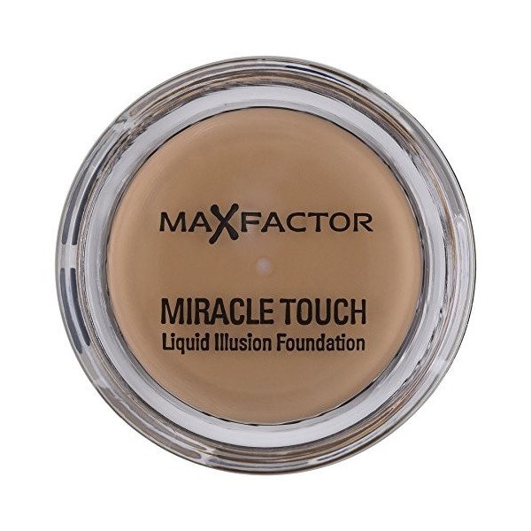 3 x Max Factor Miracle Touch Skin Smoothing Foundation 11.5g - 75 Golden