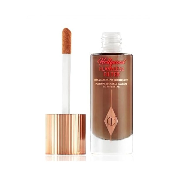 Charlotte Tilbury Original | Hollywood Flawless Filter | 8 DEEP | 30 millilitres | Teinte acajou chaud pour peaux très foncée