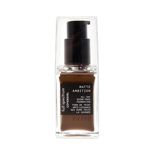 CoverGirl Matte Ambition All Day Liquid Foundation - 3 Deep Cool For Women 1 oz Foundation