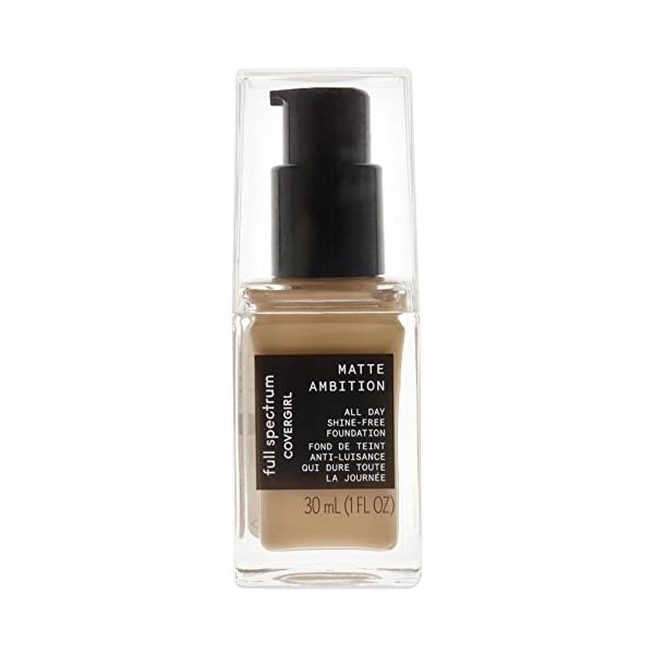 CoverGirl Matte Ambition All Day Liquid Foundation - 3 Medium Cool For Women 1 oz Foundation