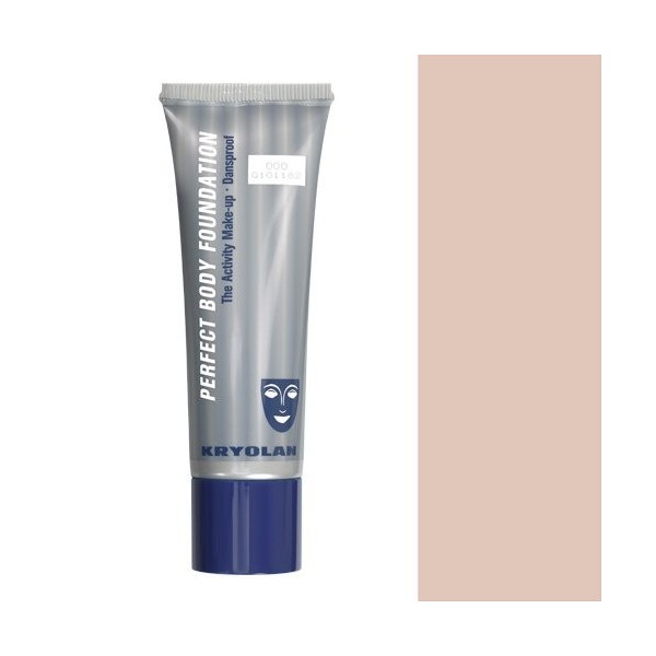 Kryolan Perfect Body Foundation 50 ml deckendes étanche wischfestes professionnelle Make Up