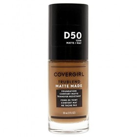 CoverGirl TruBlend Matte Made Liquid Foundation - D50 Deep Golden For Women 1 oz Foundation