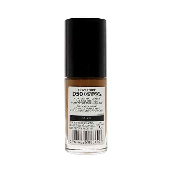 CoverGirl TruBlend Matte Made Liquid Foundation - D50 Deep Golden For Women 1 oz Foundation