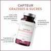 CAPTEUR GRAISSES ET SUCRES | 2 Actifs Naturels Brevetés pour la Minceur et la Perte de Poids | +27% d’élimination des Graisse