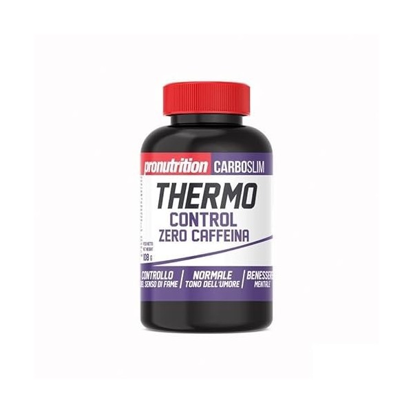 Pronutrition THERMOCONTROL ZERO CAFÉINE 80 Cps - Complément pour le contrôle du poids et de la faim nerveuse.