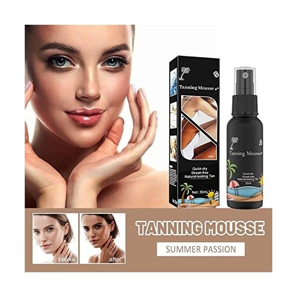 Mjhaiuehv 4 pcs Tanning Spray Bronzer Skin Booster Tanning Sunless, Sunless Tanner Body Self Tan,Shine Skin Tanning Accelerat