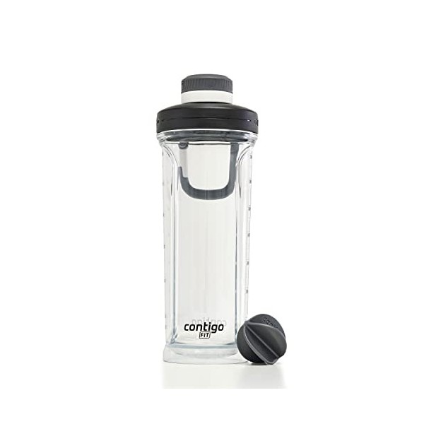 Contigo Fit Shake & Go 2.0 Bouteille shaker en Tritan 793,8 g, sel avec saké