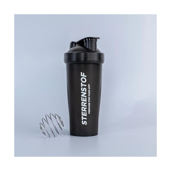 Sterrenstof Bouteille shaker de 700 ml - Sans BPA - Avec boule mélangeuse incluse - Convient pour les shakes protéinés