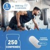 VitaminPure CREATINE MONOIDRATE MICRONIISÉE 250 Comprimés 3000mg à dose - Créatine Monohydrate Pure Pour Force, Récupération 