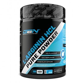 L-Arginine HCL - 500 g - L-Arginine Hydrochloride - Premium : L-Arginine HCL végétale - Solubilité optimale - Poudre pure san