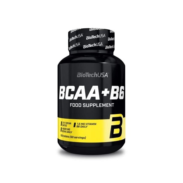 BioTechUSA BCAA+B6, 100 comprimés