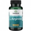 Swanson, L-Arginine, 500mg, 100 Capsules, Acide Aminé, Hautement Dosé, Testé en Laboratoire, Sans Soja, Sans Gluten, Sans OGM